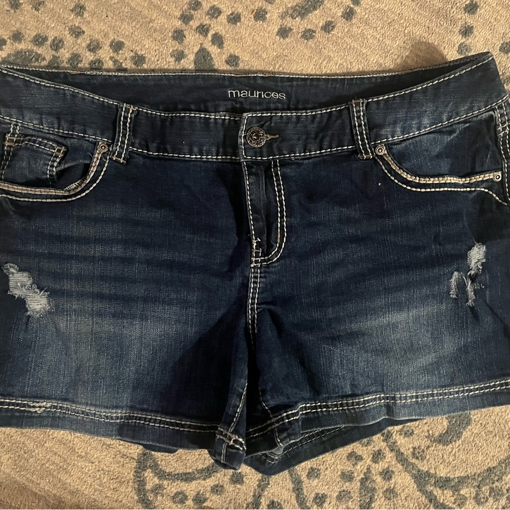 Maurices Indigo Jean Shorts